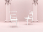 Стул пластиковый Siesta Contract Chiavari, белый