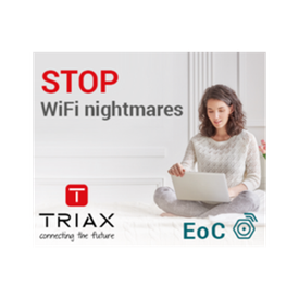 Решение по организации Ethernet по коаксиальному кабелю + WIFI от TRIAX