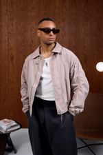 Куртка Nothomme Blue Monte Bent Knife Sleeve Workwear Turn-down Collar Jacket "Ebony Powder"