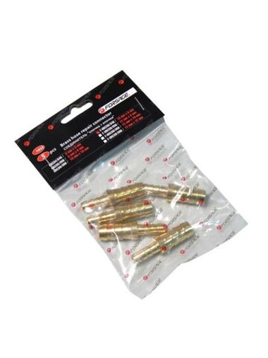 Соединитель ''елочка''+''елочка''6мм x 6мм, к-т 5шт Forsage F-HRC04/04K