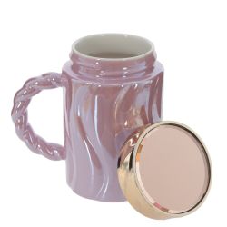 GAEM Кружка с крышкой, 490 мл, L13 W8 H13 см, 4в.