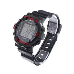 Часы наручные электронные: водонепроницаемоесть, будильник, d-4.5 см, микс