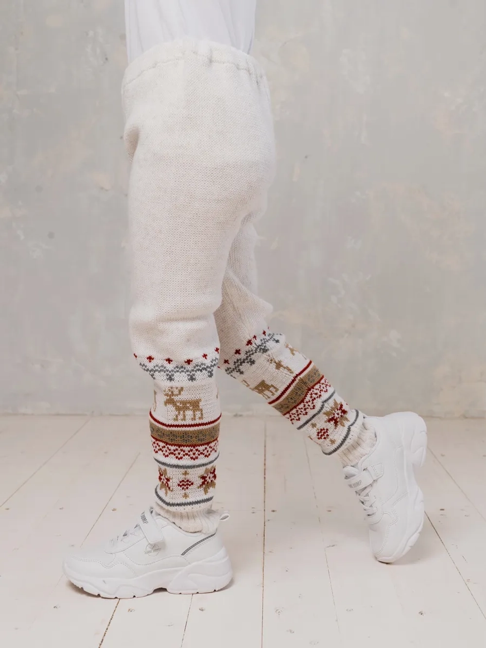 Рейтузы вязаные с орнаментом