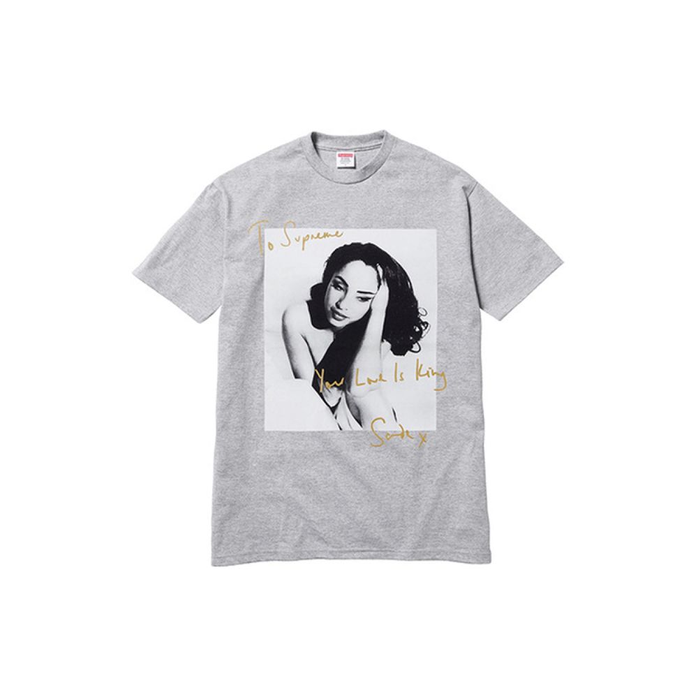 Supreme SS17 Sade Tee Grey T