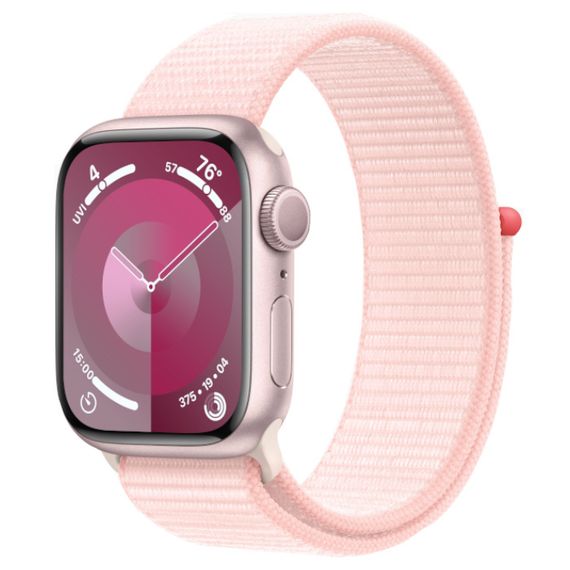 Часы Apple Watch Series 9 GPS 45mm Aluminum Case with Sport Loop (Розовый)