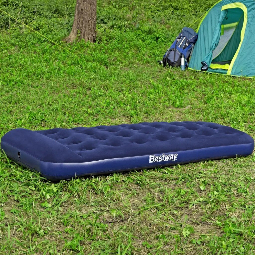 Матрас надувной Bestway, 188х99х28 см, 67224, нас встроен, ножн, флок, 150 кг