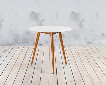 Стол Арека КН800 (бук/тон1/тон подстолья 6/ножка 8)  80х80(нераздвижной)