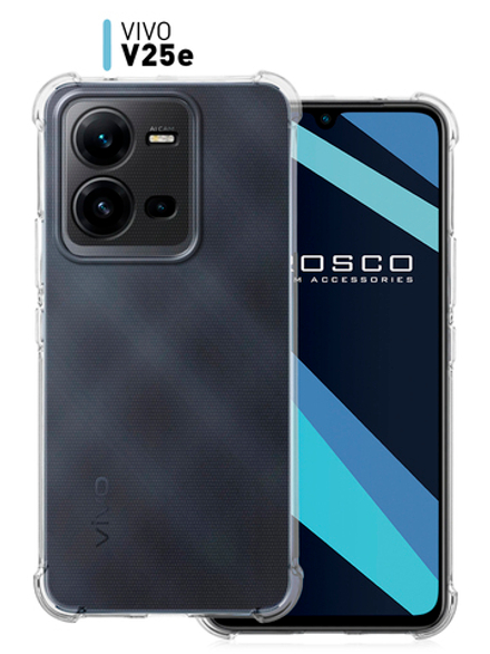 Чехол ROSCO для Vivo V25e;Vivo V25 оптом (арт. VV-V25E-HARD-TPU-TRANSPARENT)