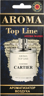Ароматизатор для автомобиля AROMA TOP LINE №u005 eau de CARTIER картон