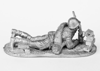 Оловянная миниатюра 2 номер расчета пулемет Максима