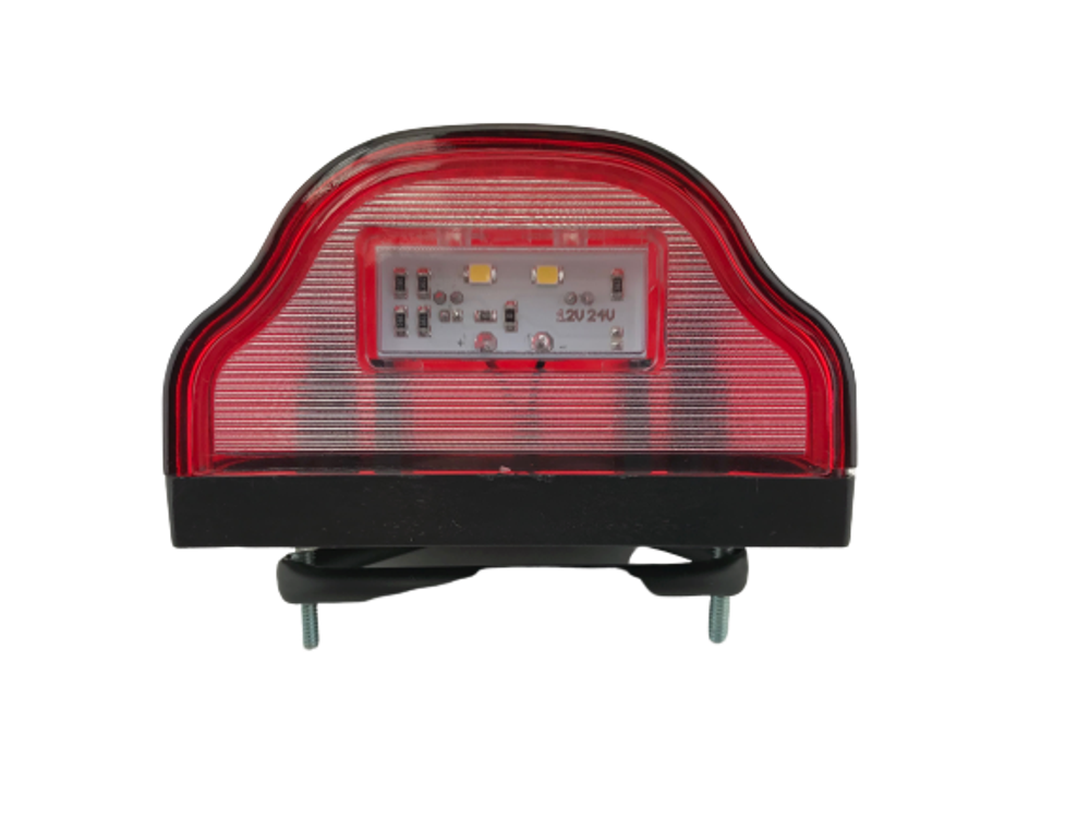 Подсветка номерного знака евро фура красная (волна) LED ПН-01022 LED (АвтоСфера)