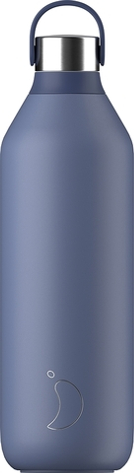 Термокружка chilly's bottles, series 2, нержавеющая сталь, синяя · арт. fabr B1000S2WBLU_9