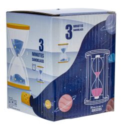 GAEM Часы песочные (3 мин.), L7,5 W6,5 H10 см, 4в.