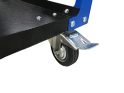 Инструментальная тележка GWT-B3 (3 полки, колеса с тормозом, синяя)