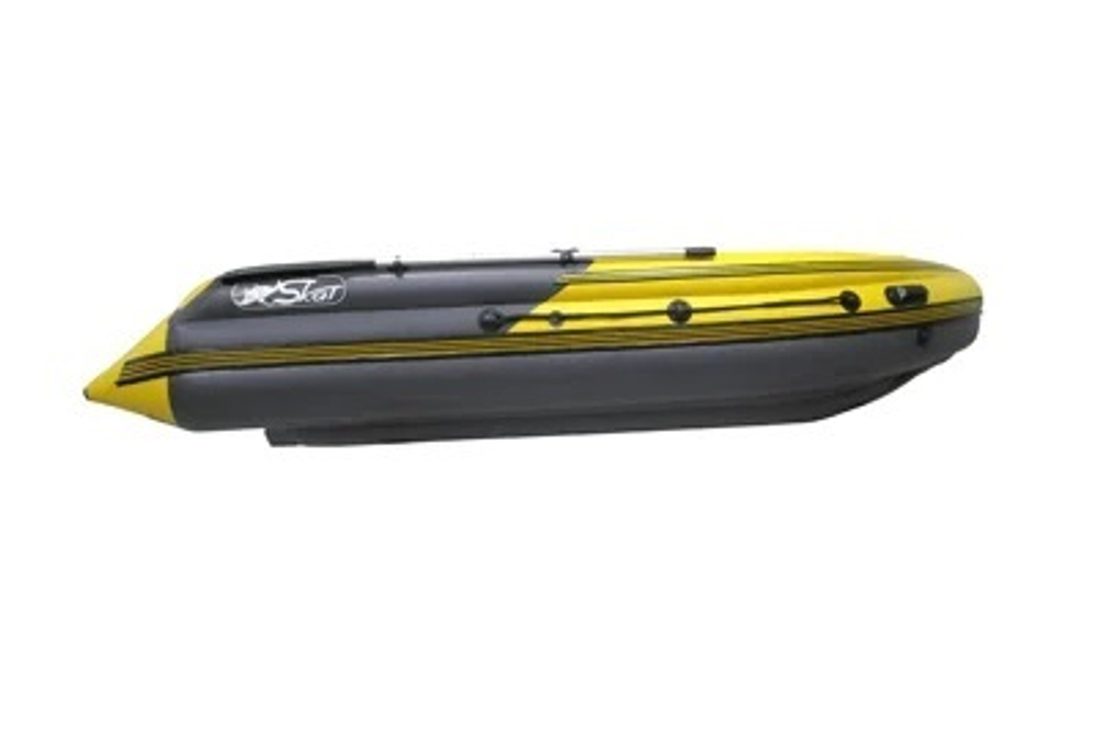 Лодка ПВХ SKAT ТРИТОН 390NDFi с интегрированным фальшбортом