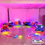 Аттракцион рельсовый для детей «КосмоДрайв», 6 кабинок