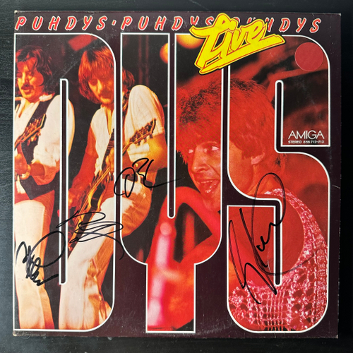 Puhdys ‎– Puhdys Live 2LP (Германия 1979г.) с автографами