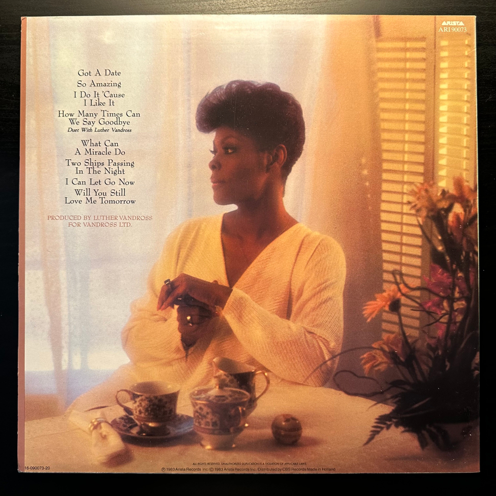 Dionne Warwick - How Many Times Can We Say Goodbye (Голландия 1983г.)