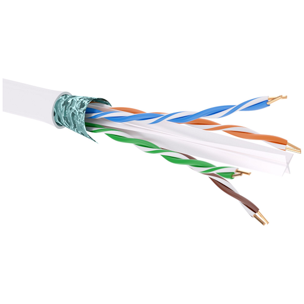 Кабель витая пара F/UTP 6 кат. 4 пары DKC RN6FUK03WH