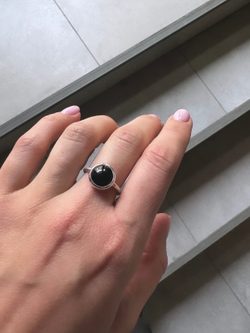 кольцо с ониксом
