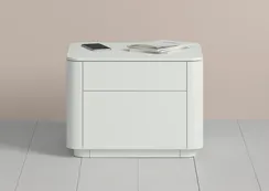 Тумба прикроватная Tammi 2 ящика ширина 50 см (белый)