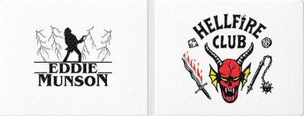 Обложка для студенческого билета Очень странные дела Клуб адского пламени