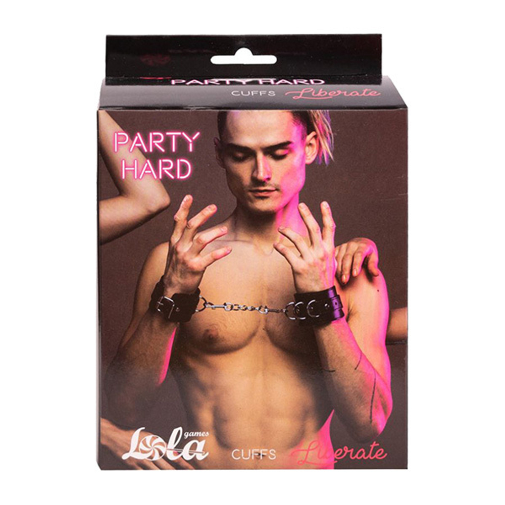 Черные наручники Lola Games Party Hard Liberate 1095-01lola