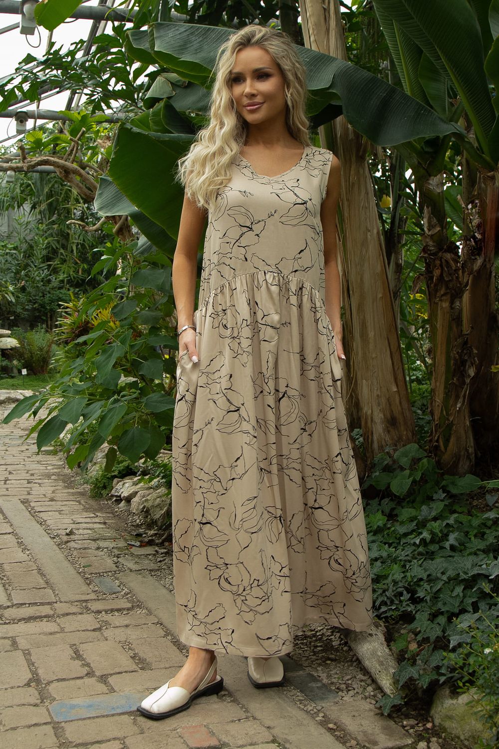 Сарафан Нерея (бежевый) П13547-1М LT Collection