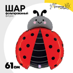 Шар Фольгированный Божья коровка (Красный)
