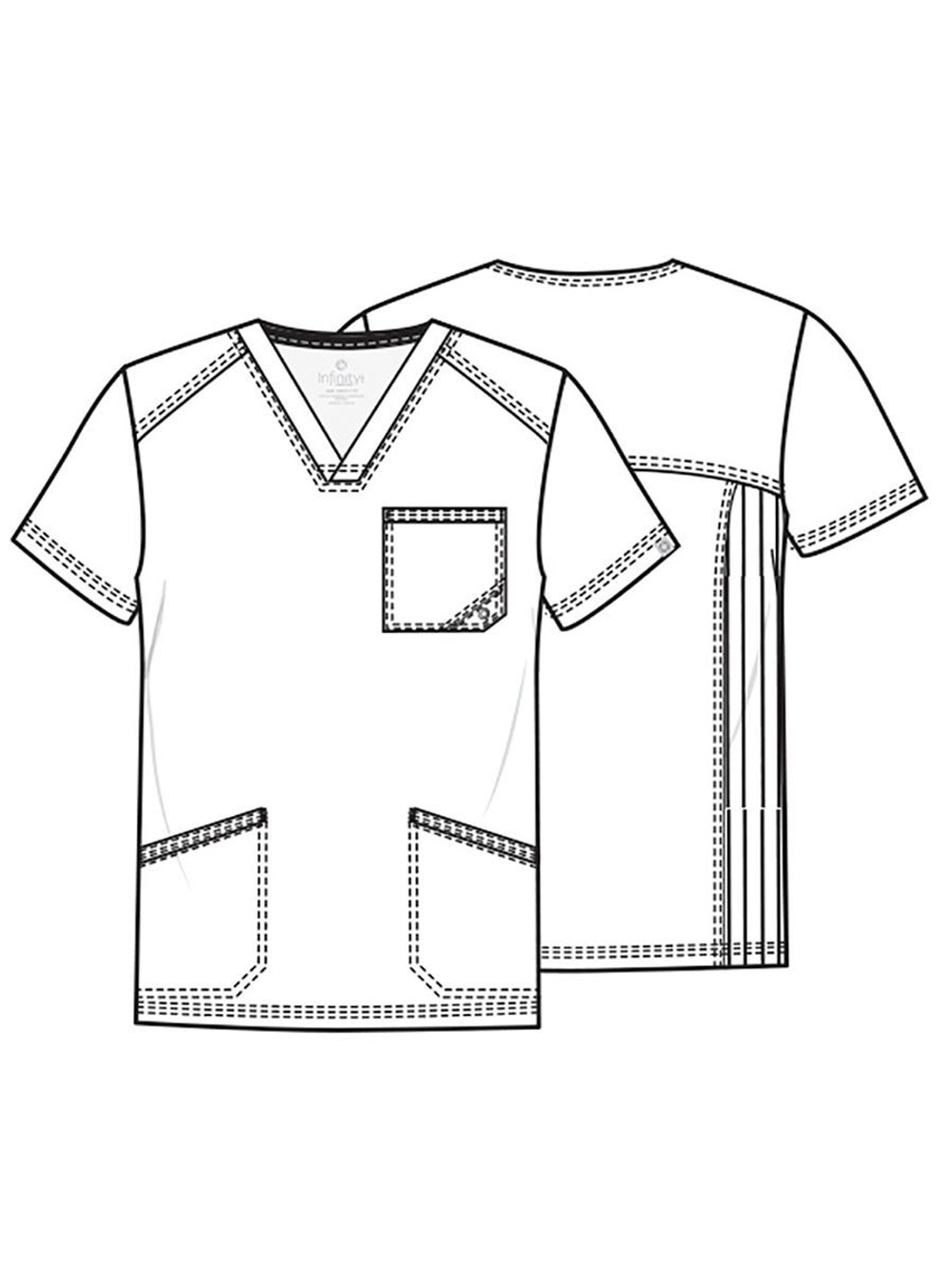 Топ медицинский мужской Cherokee Infinity CK900A, серый, S