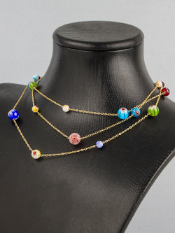 Колье Millefiori Ball Long