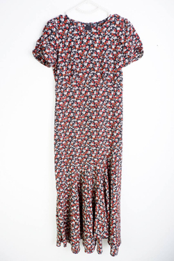 Платье Sinsay в мелкий цветочек, маркировка XXS, визуально на 40 размер