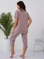 [m]Пижама х/б бриджи+футболка УБФ00017