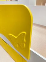 Кровать-софа Бабочка белый/нарцисс 800