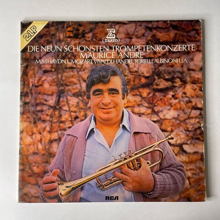 Винтажная виниловая пластинка LP Maurice Andre Die Neun Schonsten Trompetenkonzerte (Германия 1977)