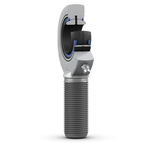 Наконечник штока, требует техобслуживания, с уплотнениями, наружной резьбой SA 45 ES-2RS