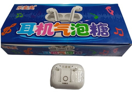 Жевательные конфеты с игрушкой Наушники фруктовый вкус 6гр