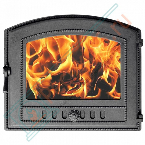 Дверца каминная чугунная 224, антрацит (Везувий) в Кирове