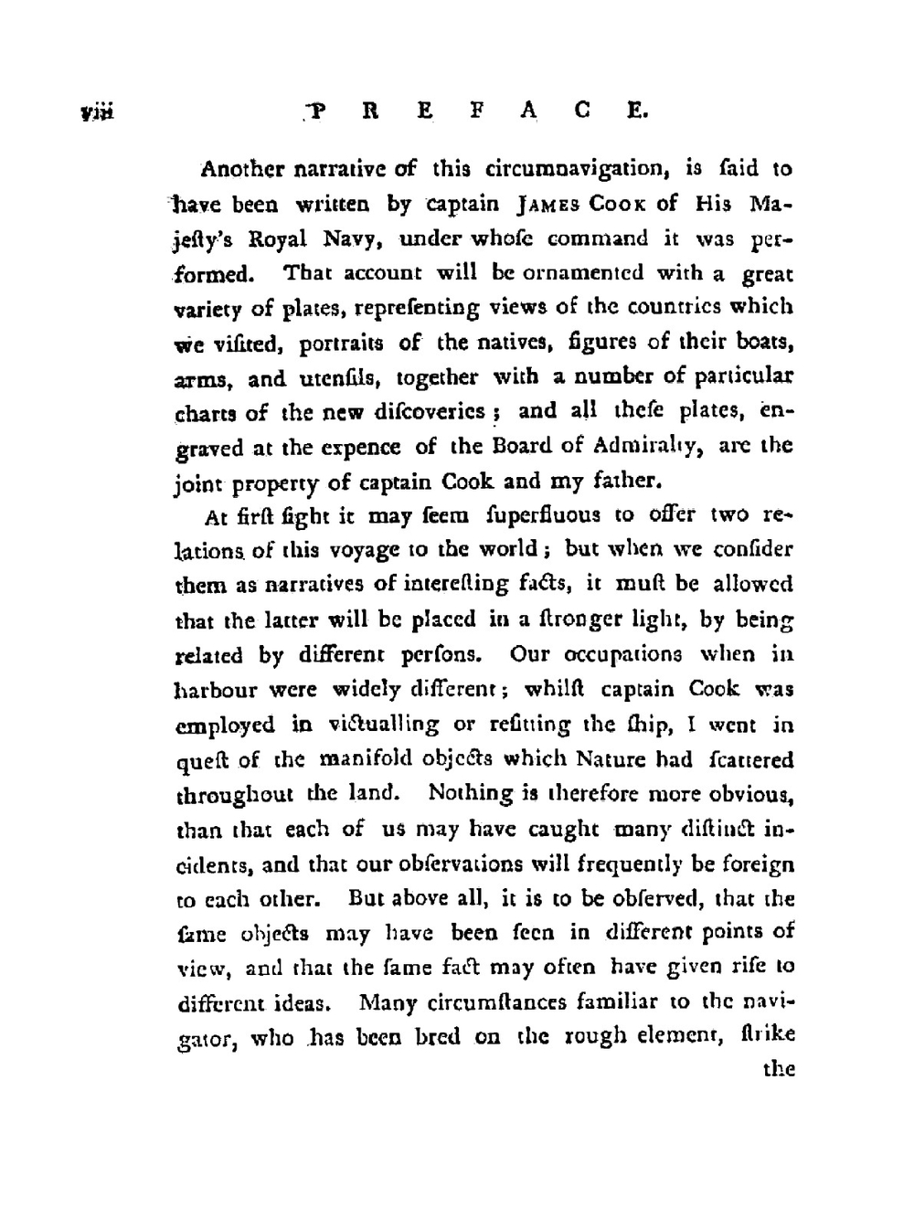 A voyage round the world,. in his britannic majesty's sloop, resolution, commanded by Capt. James Cook, during the years 1772, 3, 4, and 5. Volume 1 | George Forster