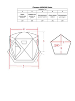 Палатка для зимней рыбалки HIGASHI Penta