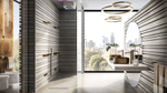 Полотенцедержатель Gessi 316, настенный, L450 мм, цвет Brass Brushed PVD