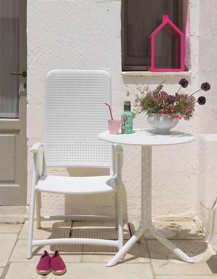 Кресло складное Darsena белое