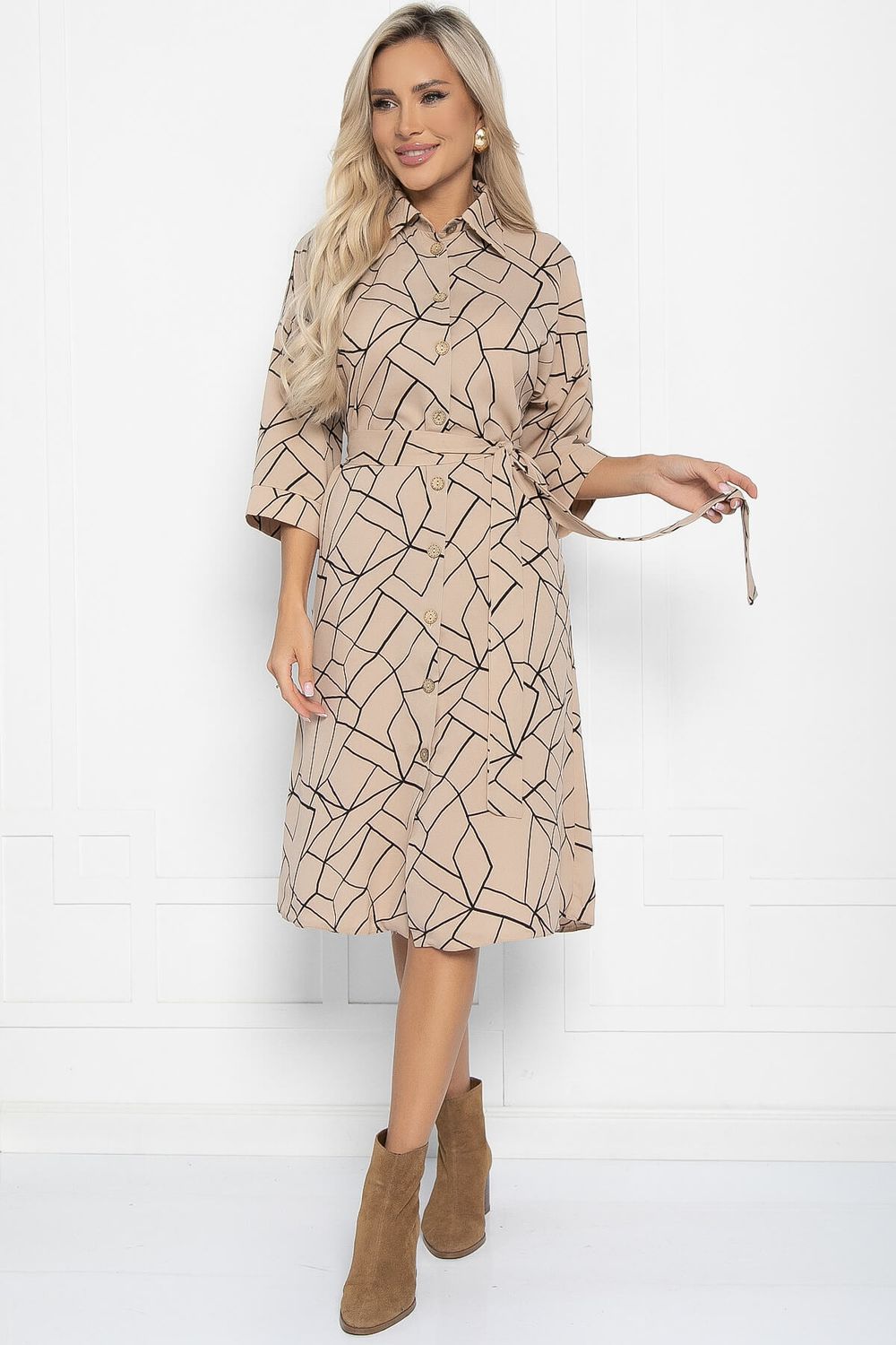 Платье Кэсси (бежевое) П11215 LT Collection