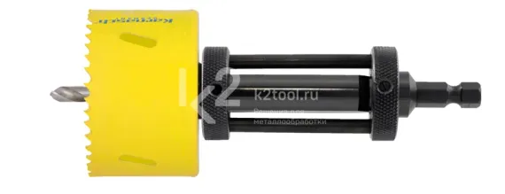 Хвостовик шестигранный 9,5 мм с выталкивателем для коронок Karnasch