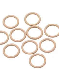 Кольцо Arta-F, 10 мм, металл, бежевый 775