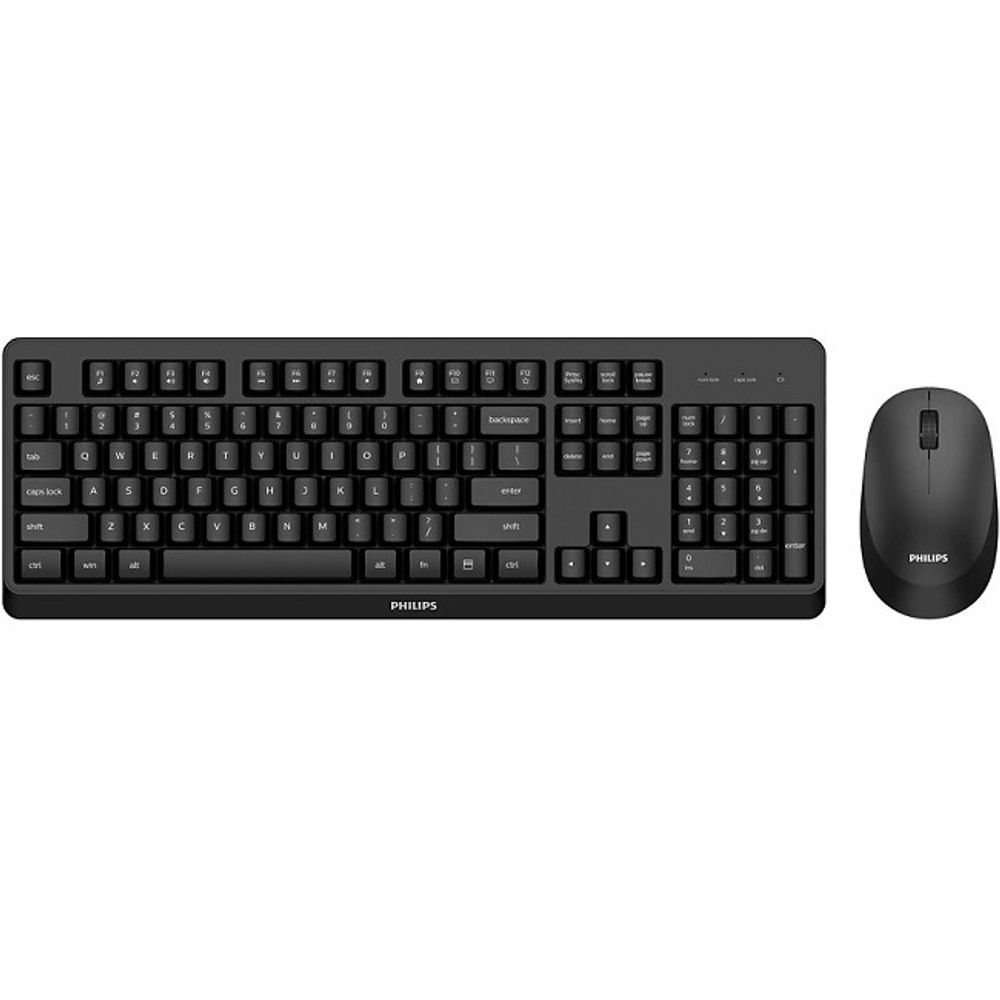 Клавиатура + Мышь Philips SPT6307BL Wireless, черный (SPT6307BL/87)