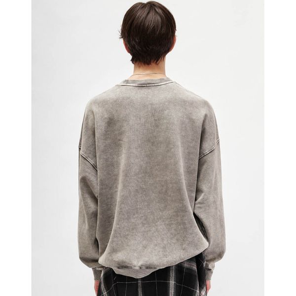 Толстовка из плотного хлопка OPM серая - фото 6