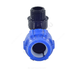 Отвод компрессионный ПЭ Дн 25х1/2"х90гр НР Ру16 VALFEX 1210012425012