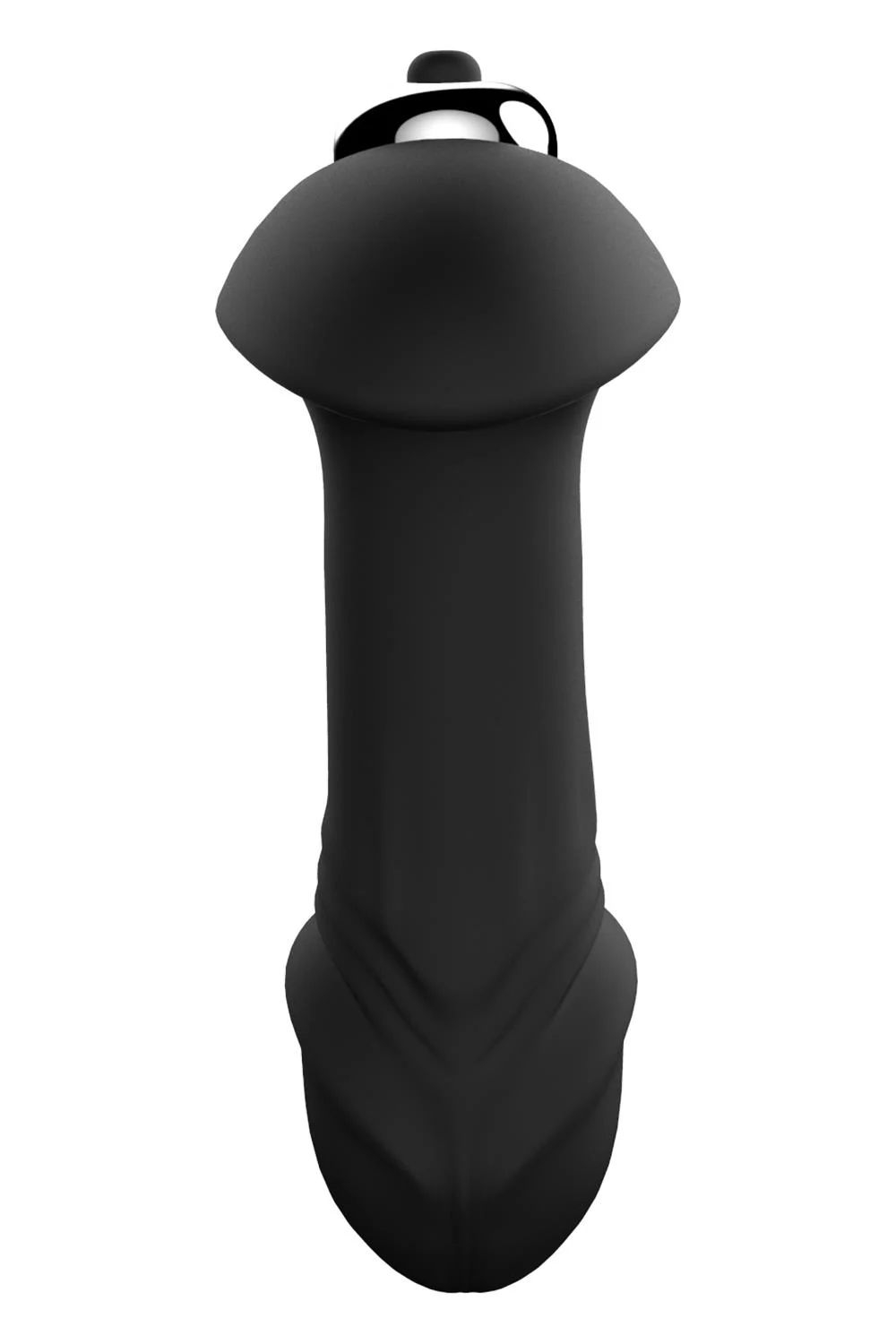 Черный анальный вибромассажер Single Speed Star Arrow Plug - 11 см.