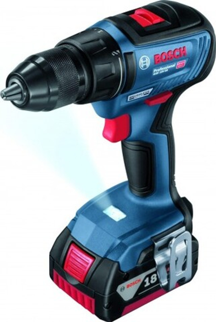 Дрель-шуруповерт аккумуляторная BOSCH GSR 18 V-50 06019H5021 L-Case, 1х4 Ач